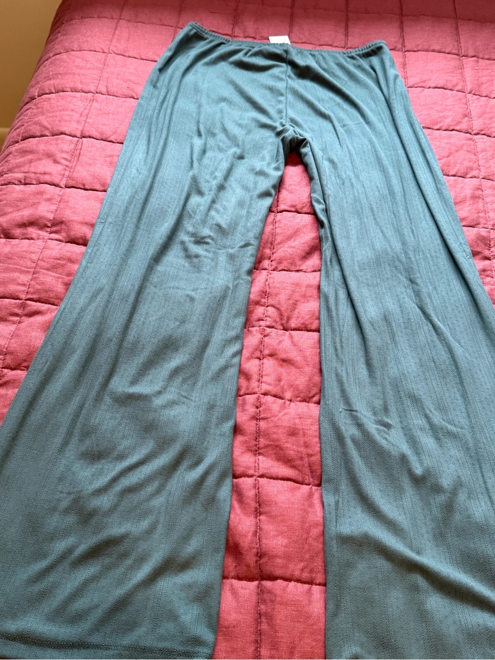 George Wide-Leg Pants in Teal